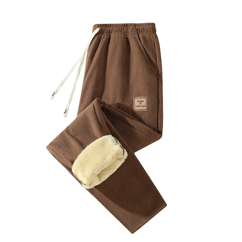 Winter Warm Pants Men's Thick  - Corduroy Pant Warm 评论和价格