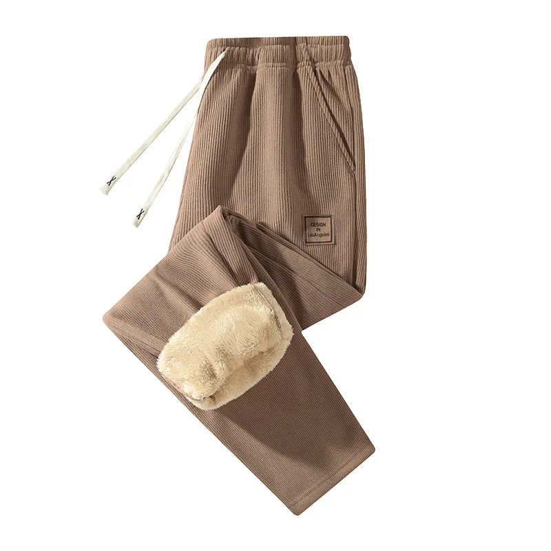 Winter Warm Pants Men's Thick  - Corduroy Pant Warm 评论和价格