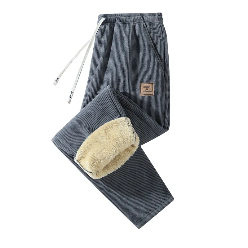 Winter Warm Pants Men's Thick  - Corduroy Pant Warm 评论和价格