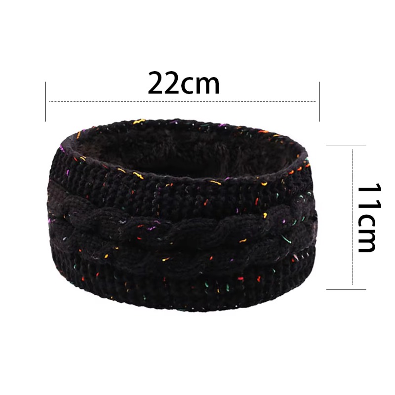 Women's Winter Chunky Knit Hea - Fleece Ear Warmer Band 评论和价格