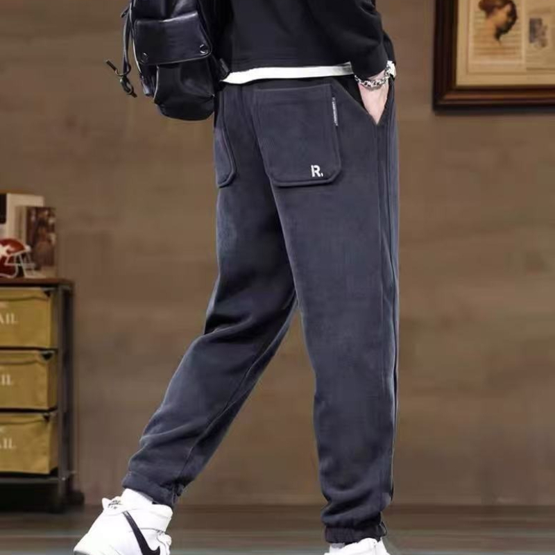 Men’s Winter Fleece Lined Pant - Corduroy Pant Warm 评论和价格
