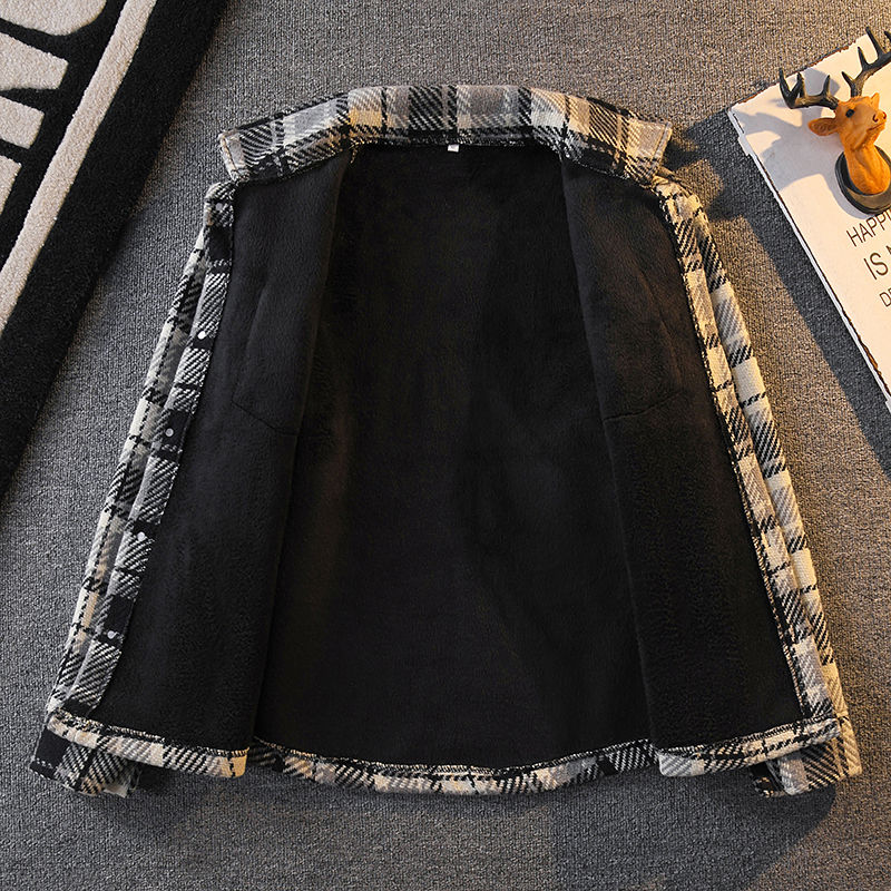 Men's Plaid Flannel Shirt Thic - Flannel Shirt Lined 评论和价格