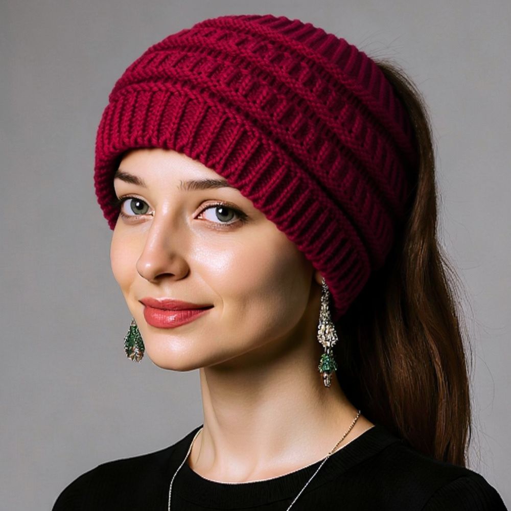 Women Knitted Headband Winter  - Fleece Ear Warmer Band 评论和价格