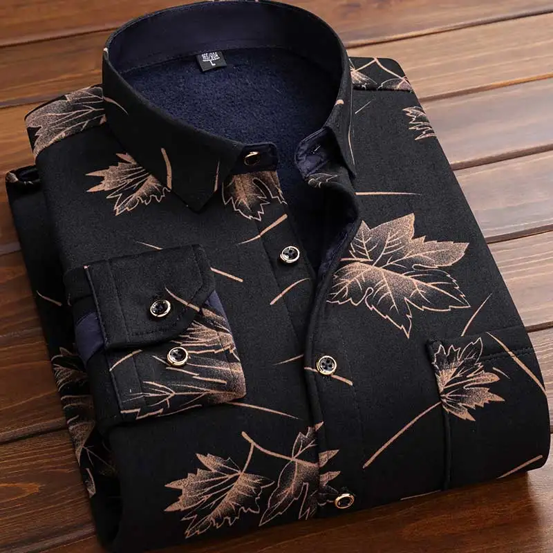 Men Fleece Shirt 2026 Autumn W - Flannel Shirt Lined 评论和价格
