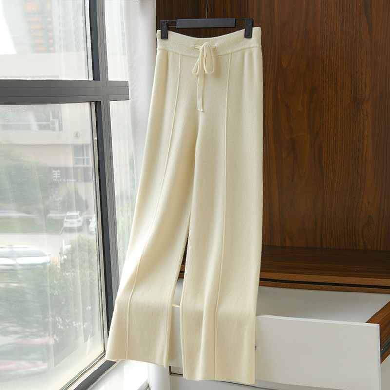 Women's Solid Color Loose Wide - Corduroy Pant Warm 评论和价格