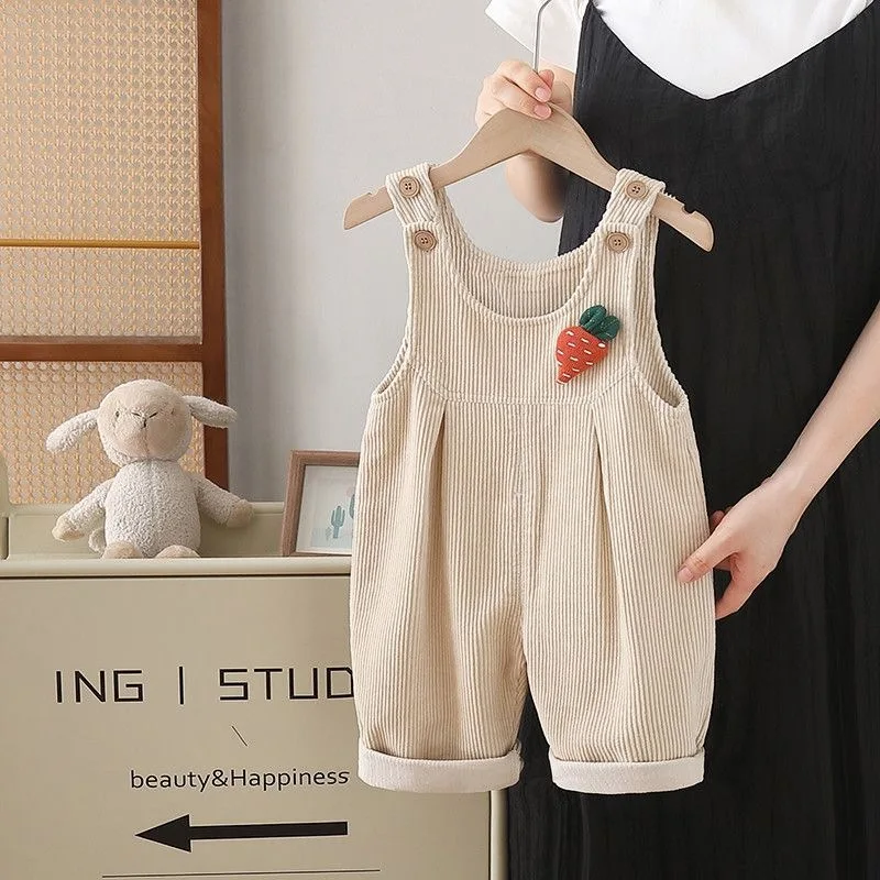 1-4Y Autumn Baby Suspenders Pa - Corduroy Pant Warm 评论和价格