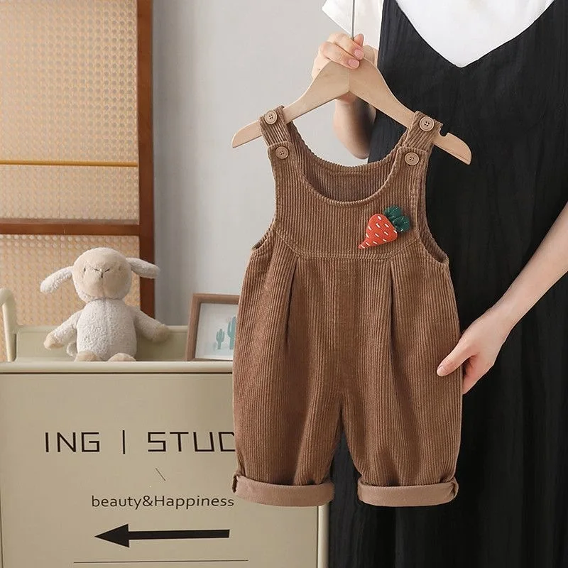 1-4Y Autumn Baby Suspenders Pa - Corduroy Pant Warm 评论和价格