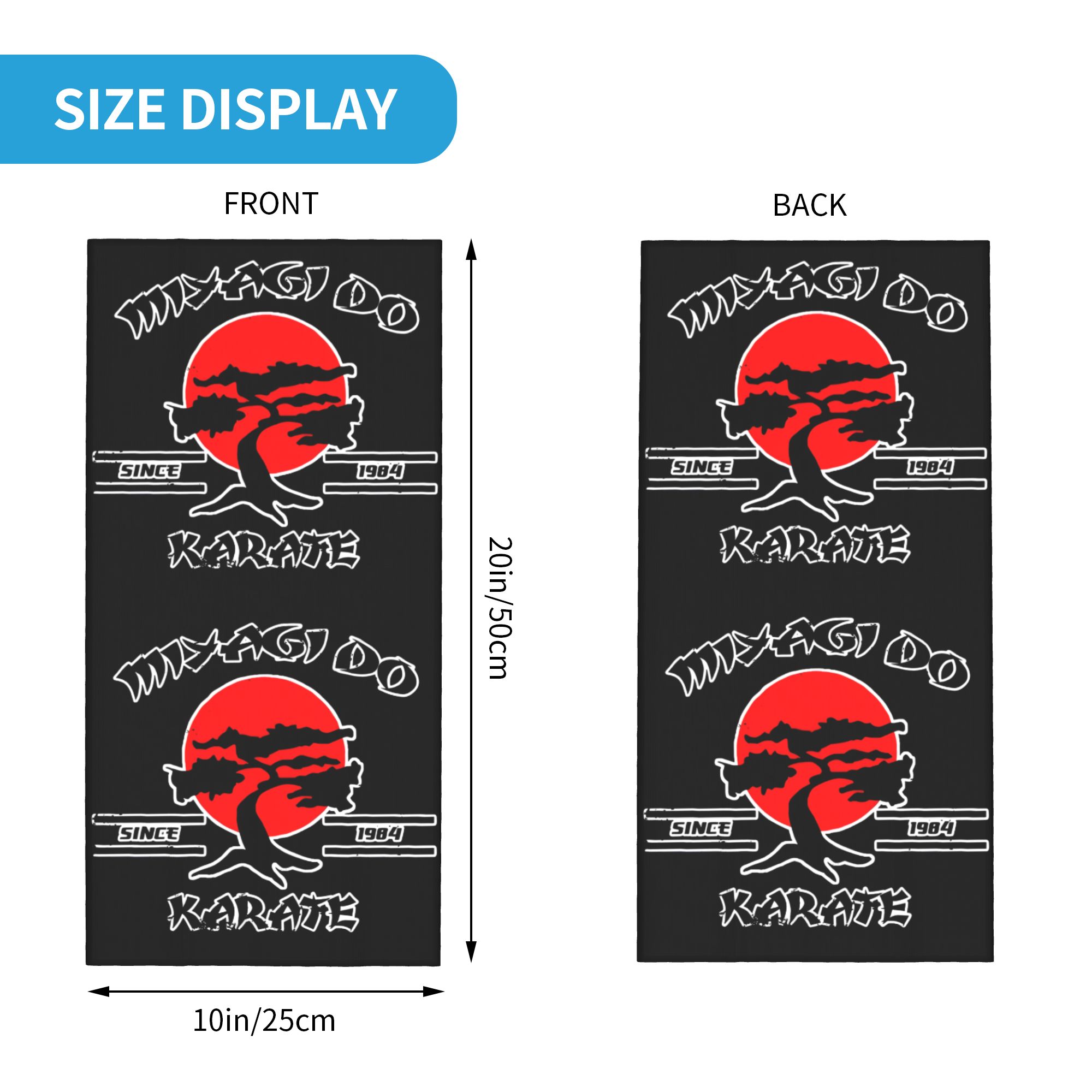 Custom K-Karates Retro Japanes - Neck Gaiter Fleece 评论和价格