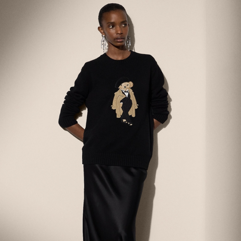 Trench Teddy Bear Knit Sweater - Wool Coat Peacoat 评论和价格